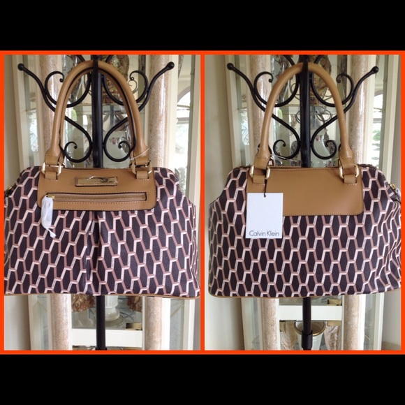 NWT AUTHENTIC CALVIN KLEIN COLOR BLOCK BOSTON HDBG - Picture 2 of 4